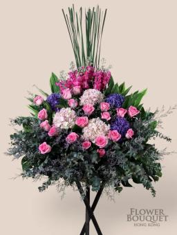 opening flower basket 5