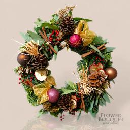 Christmas Circle (Fresh Noble Pine) Style C
